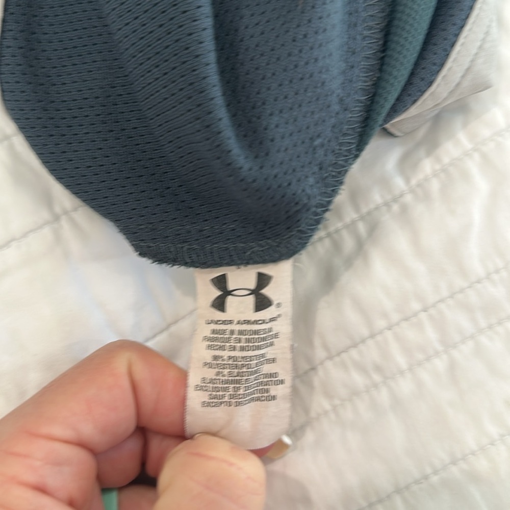 Under Armour Men's Dark Teal Athletic Shorts - Picture 7 of 7